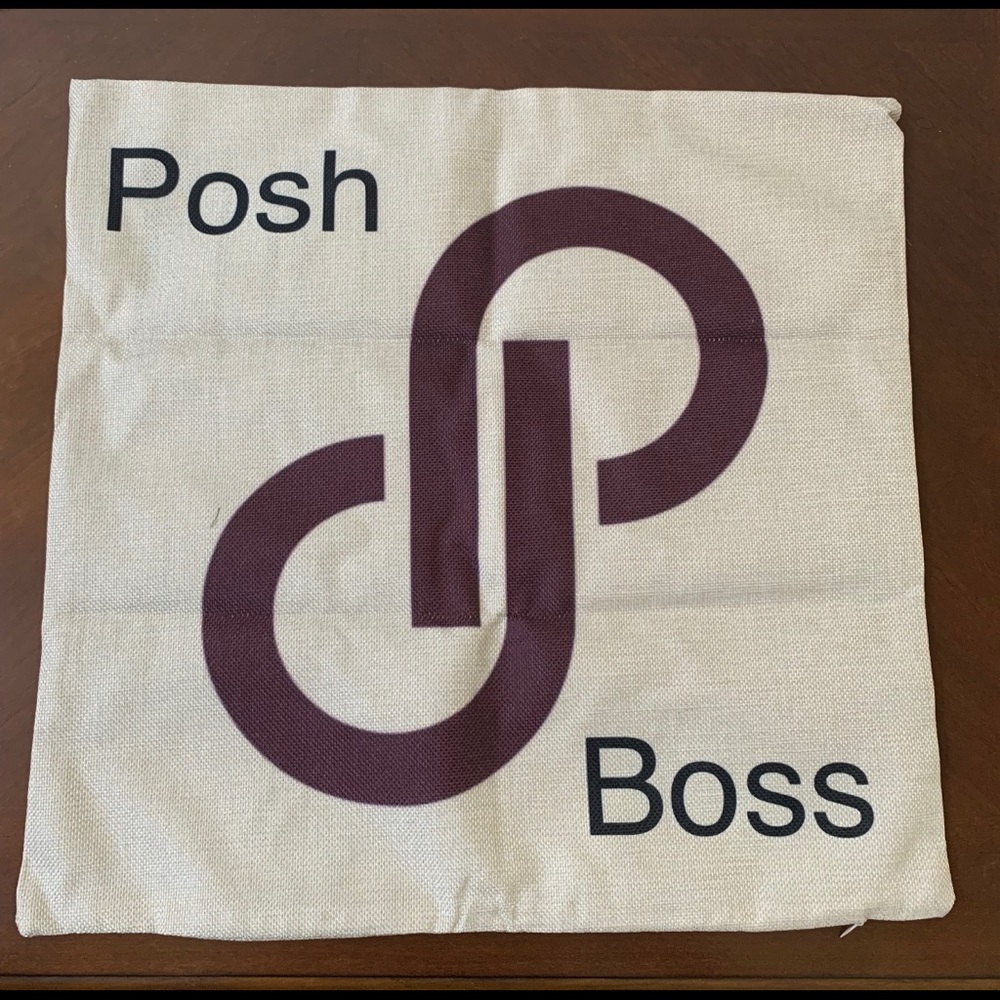 Posh Boss Decorative Pillow Cover - Picture 2 of 3